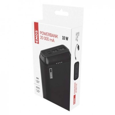 Powerbanka EMOS Alpha2 20, 20 000 mAh, 10 W, černá (1 ks) - foto č. 8