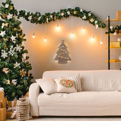 Solight LED nástěnná dekorace vánoční stromek, 24x LED, 2x AA - foto č. 8